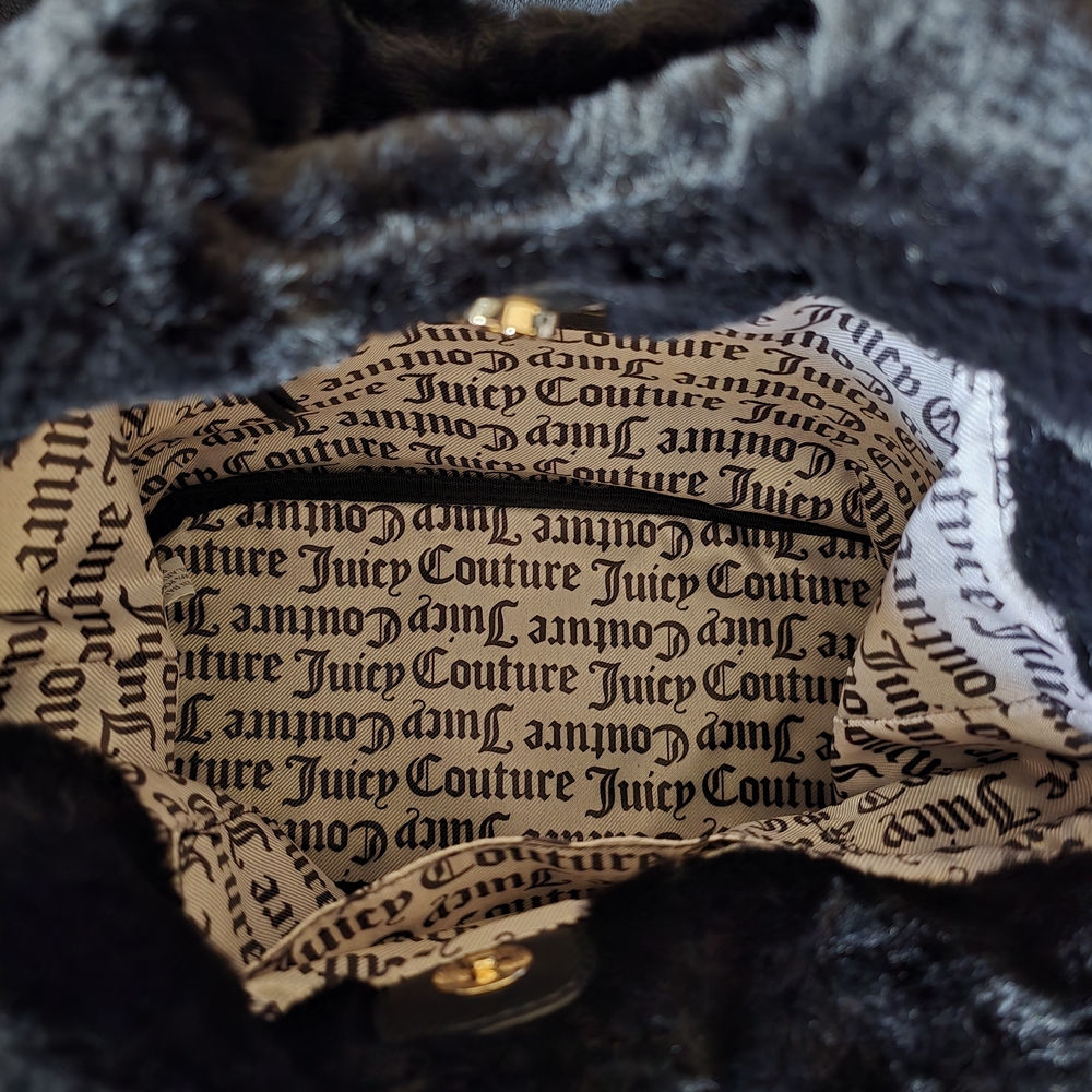 Juicy Couture Warm Up Fur Mini Tote - Picture 7 of 8
